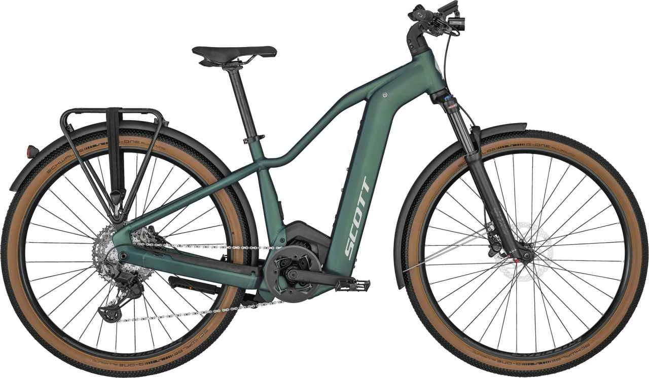 Scott Axis ERIDE EVO Tour Lady Prism Green / Light Blue VTT Semi-rigide électrique Trekking 1 Scott Axis ERIDE EVO Tour Lady Prism Green / Light Blue VTT Semi-rigide électrique Trekking