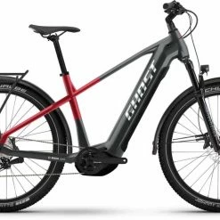 Ghost E-Teru Pro EQ Black / Pearl Deep Red VTT Semi-rigide électrique