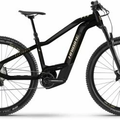 Haibike ALLTRACK 10 Gloss Blk Metallic / Tan VTT Semi-rigide électrique