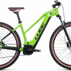 Cube Reaction Hybrid Performance 500 Shinyapple N Black VTT Semi-rigide électrique Femme