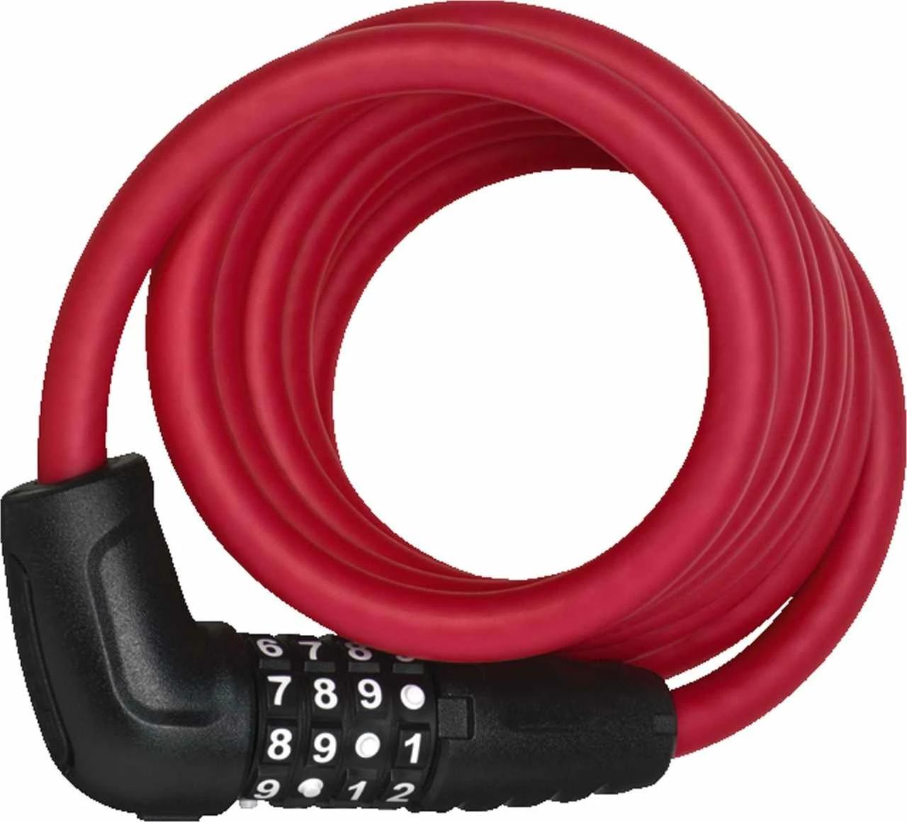 Abus Câble Antivol Spiralé Numero 5510 Combo Couleur Rouge 1 Abus Câble Antivol Spiralé Numero 5510 Combo Couleur Rouge
