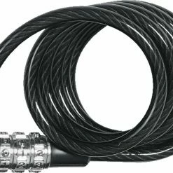 Abus Verrouillage Par Câble Spiralé 1150/120 Noir