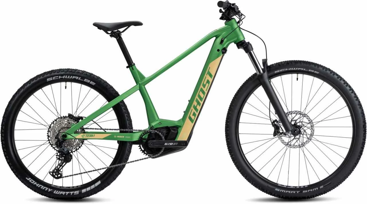 Ghost E-Teru B Advanced Metallic Kaki / Beige / Black Matt VTT Semi-rigide électrique 1 Ghost E-Teru B Advanced Metallic Kaki / Beige / Black Matt VTT Semi-rigide électrique