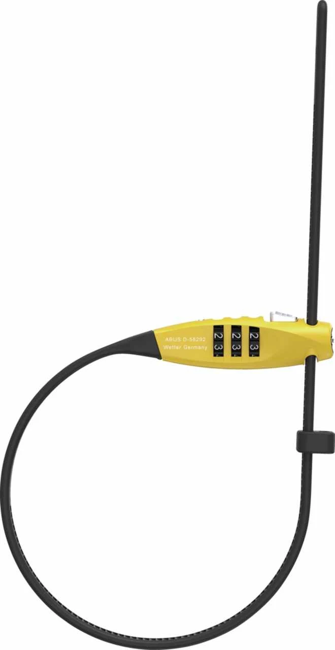 Abus Combiflex TravelGuard Jaune 1 Abus Combiflex TravelGuard Jaune