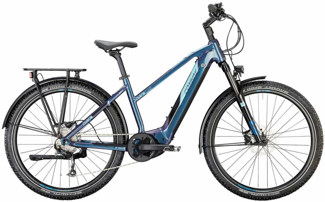 Conway Cairon C 2.0 625 Darkpetrol Metallic / Lightblue VTT Semi-rigide électrique Femme 1 Conway Cairon C 2.0 625 Darkpetrol Metallic / Lightblue VTT Semi-rigide électrique Femme