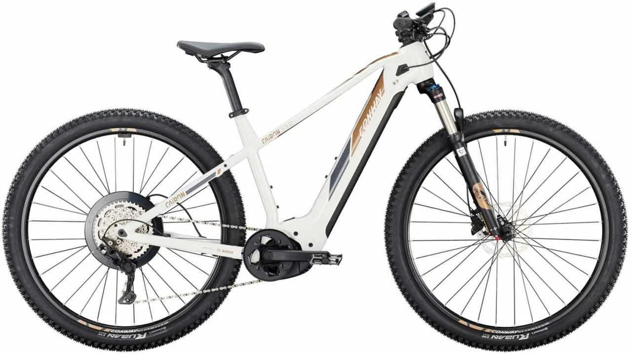 Conway Cairon S 5.0 750 Pearlwhite / Brown Metallic VTT Semi-rigide électrique 1 Conway Cairon S 5.0 750 Pearlwhite / Brown Metallic VTT Semi-rigide électrique
