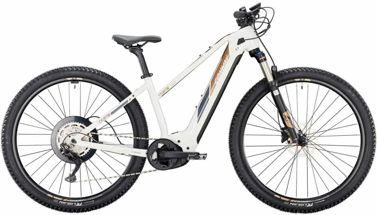 Conway Cairon S 5.0 750 Pearlwhite / Brown Metallic VTT Semi-rigide électrique Femme 1 Conway Cairon S 5.0 750 Pearlwhite / Brown Metallic VTT Semi-rigide électrique Femme